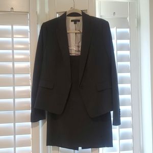 Ann Taylor Women's dark grey Skirt Suit